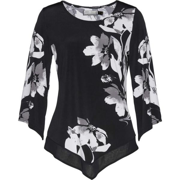 maglieria Bpc selection nero a fiori