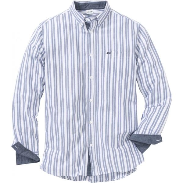 Camicia con ricamo a maniche lunghe bianco John Baner JEANSWEAR bianco