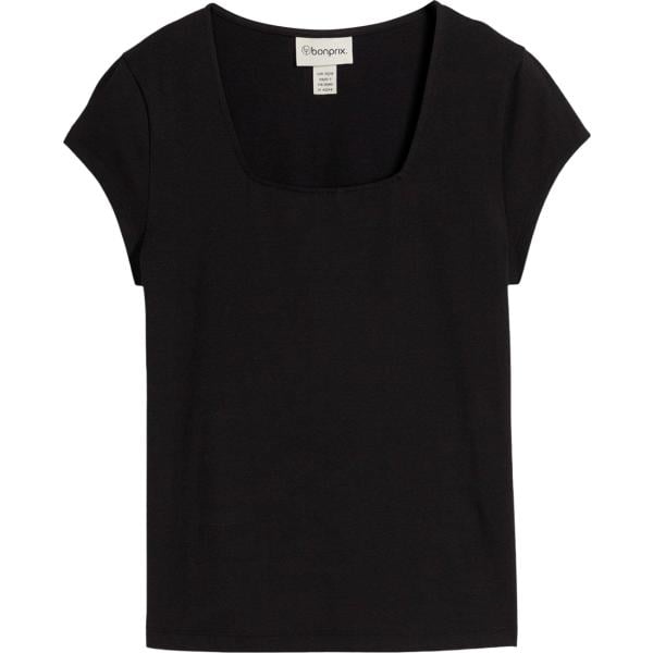 t-shirt bonprix nero