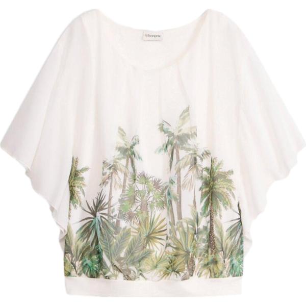 bluse bonprix bianco