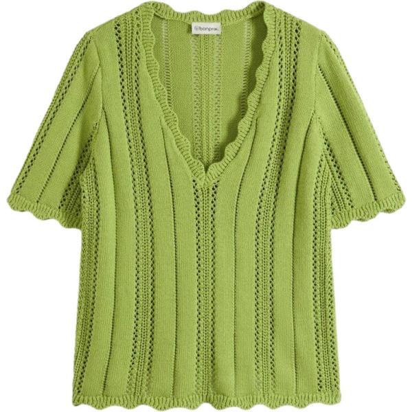 bluse bonprix verde