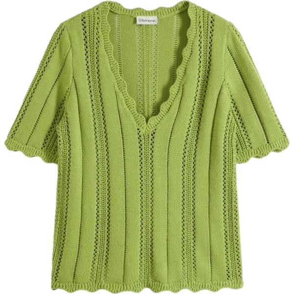bluse bonprix verde
