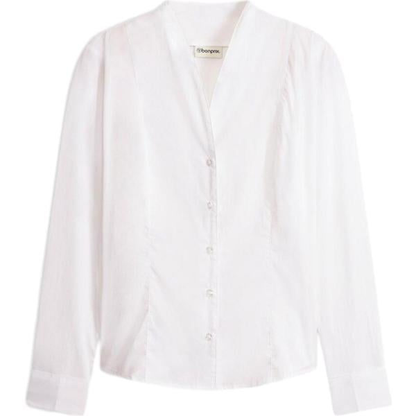 camicie bonprix bianco