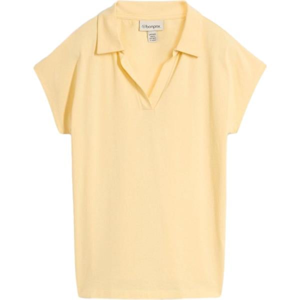 Polo da donna in arancione chiaro bonprix bonprix