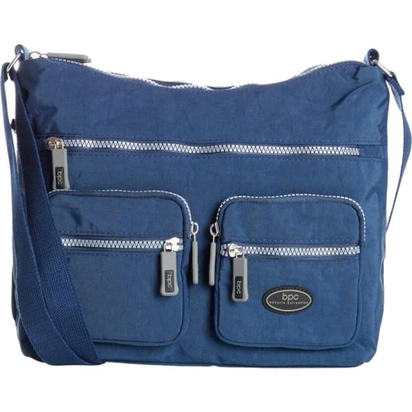 Borsa a tracolla da donna in blu scuro cinque tasche bonprix bonprix