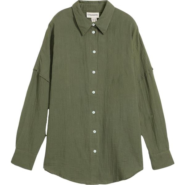 camicie bonprix verde