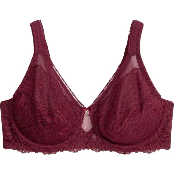 Reggiseno da donna in bordeaux con spalline bonprix
