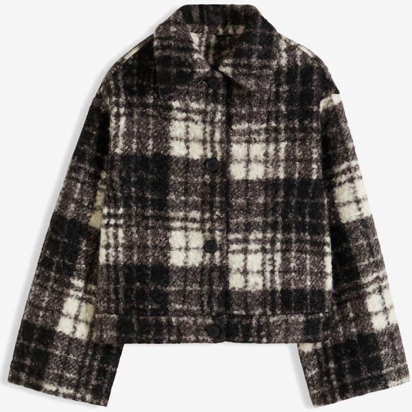 blazer bonprix nero a quadri
