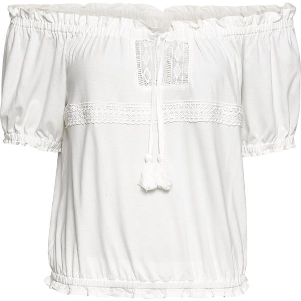 Maglia con ricamo bianco Rainbow bianco