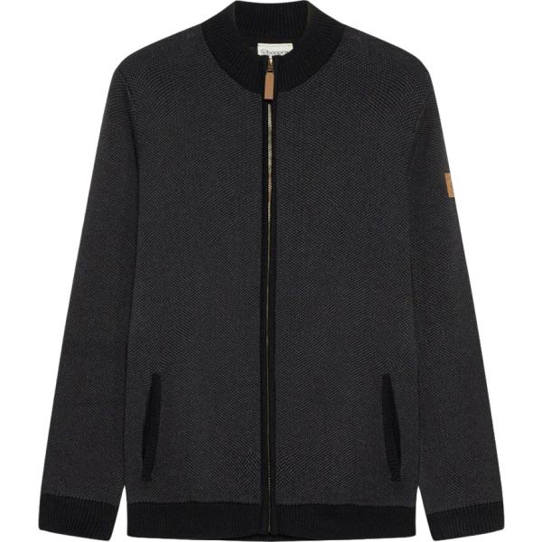 Maglione da uomo in nero pece collo a dolcevita bonprix