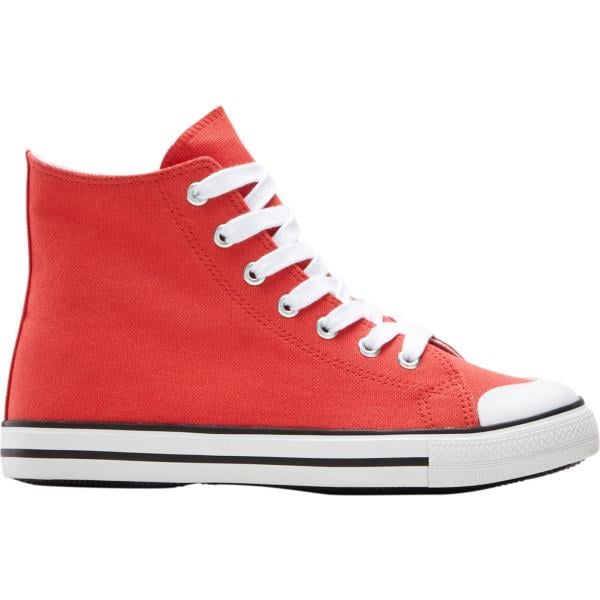 sneakers alte bonprix rosso