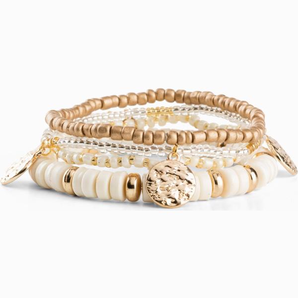 braccialetti Rainbow bianco