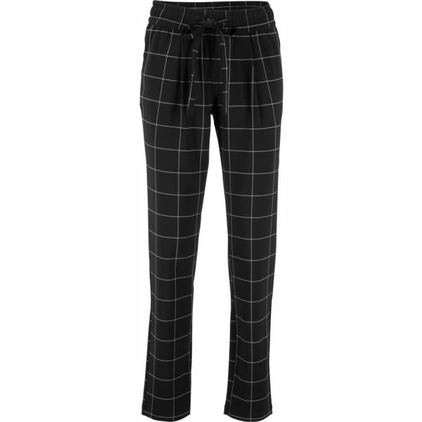 pantalone lungo Bpc bonprix collection nero principe di galles