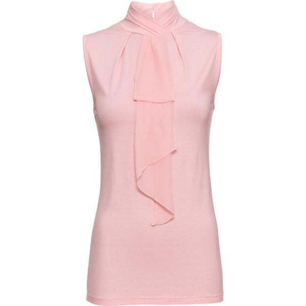 Top jersey rosa Rainbow rosso con stampe