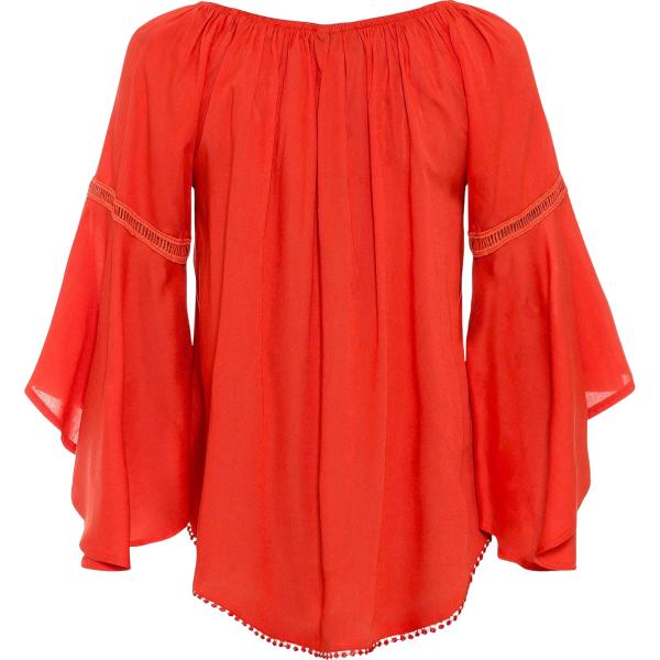 bluse bonprix rosso