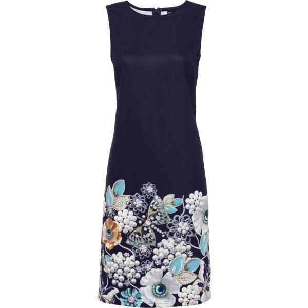 vestiti senza maniche bonprix blu con stampe
