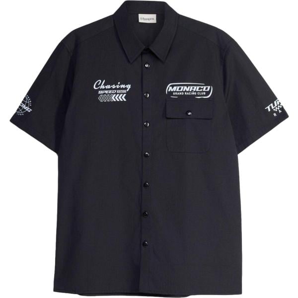 camicie a manica corta bonprix nero