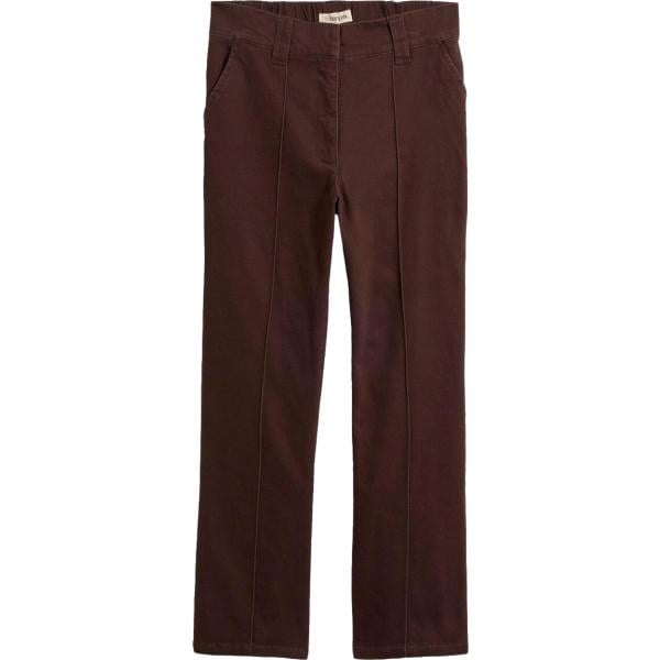 Pantaloni da donna in marrone scuro bonprix
