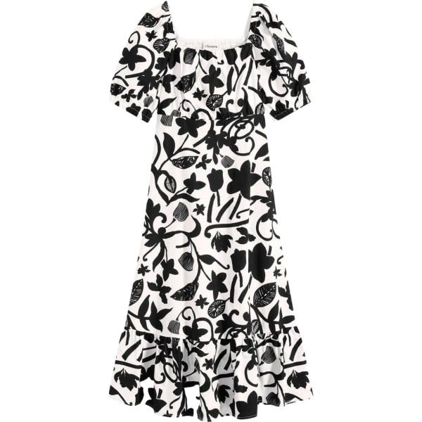 Vestito longuette/midi da donna in cotone organico bonprix bonprix
