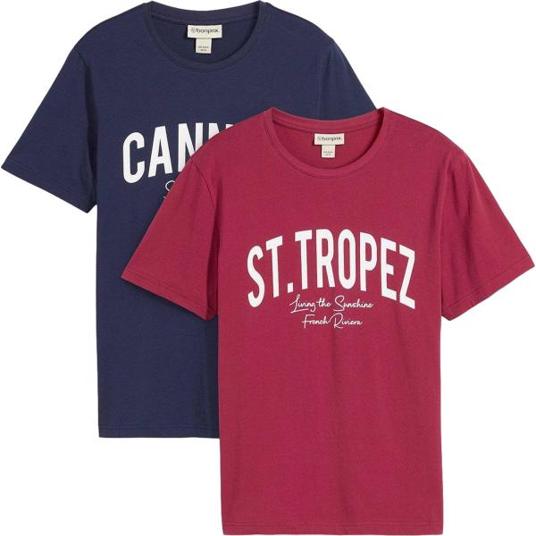 t-shirt bonprix rosso