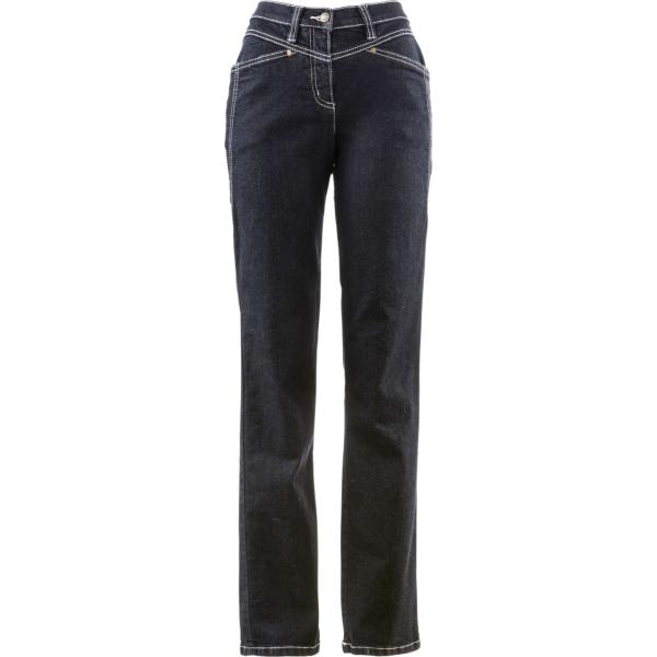 jeans dritti bonprix nero