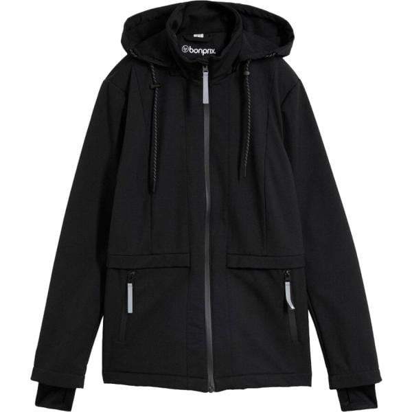 Giacca da donna in nero pece corto bonprix