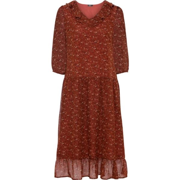 vestiti midi/longuette bonprix rosso