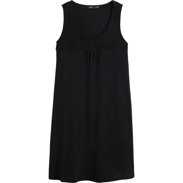 vestiti corti bonprix nero