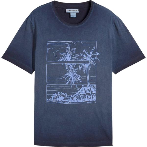 t-shirt bonprix blu