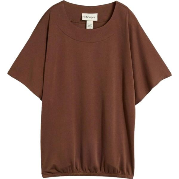 t-shirt bonprix marrone