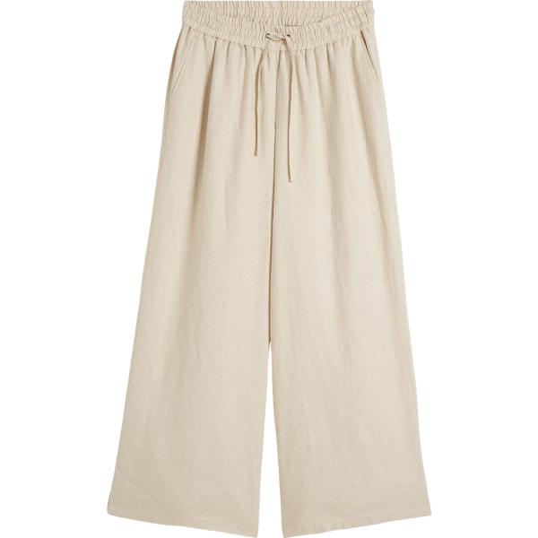 pantaloni a palazzo bonprix bianco