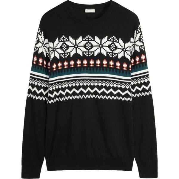 Maglione da uomo in nero pece bonprix bonprix