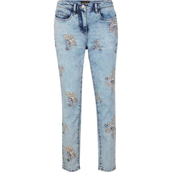 jeans bonprix blu a fiori