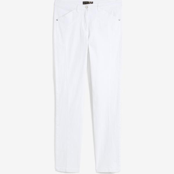 pantaloni sportivi bonprix bianco