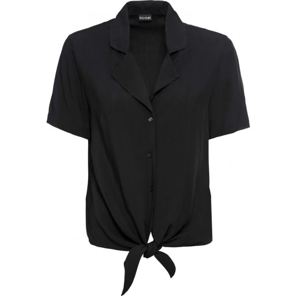 camicia a maniche corte Bpc bonprix collection marrone