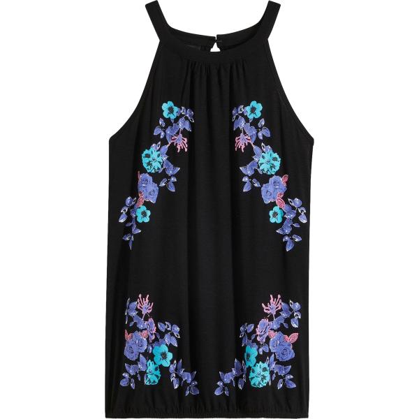 top bonprix nero con stampe