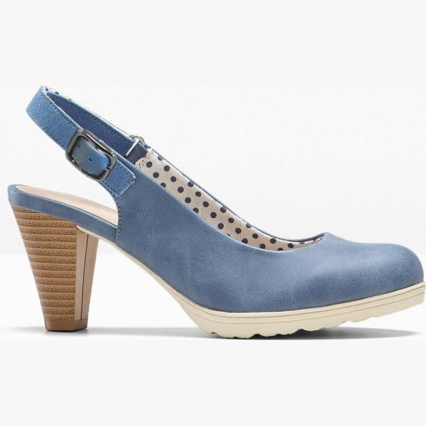 décolleté bonprix blu