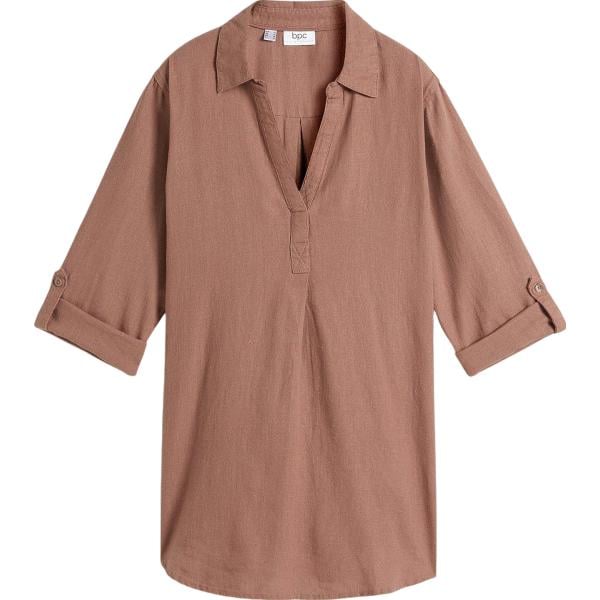 bluse bonprix marrone