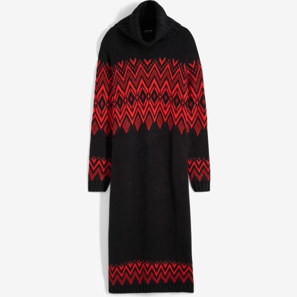 vestiti midi/longuette bonprix nero