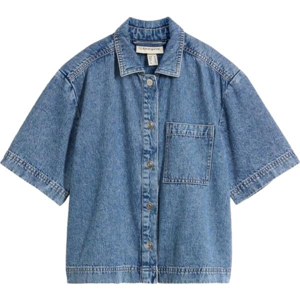 camicie bonprix blu