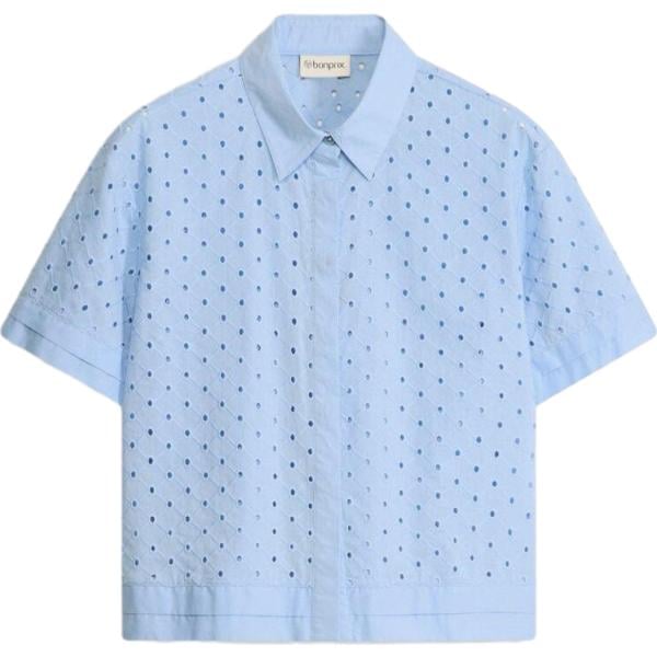 camicie a manica corta bonprix blu
