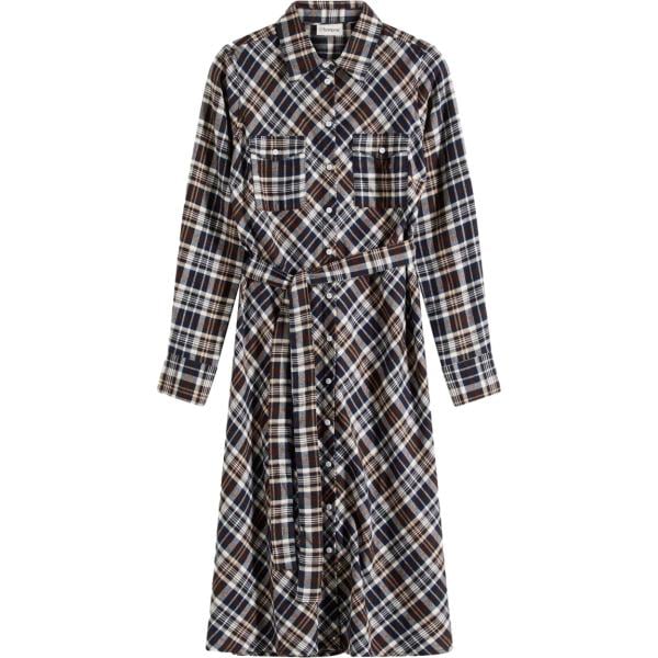 Vestito chemisier da donna in grigio scuro bonprix