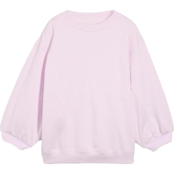 Felpa da donna oversize in rosa chiaro bonprix