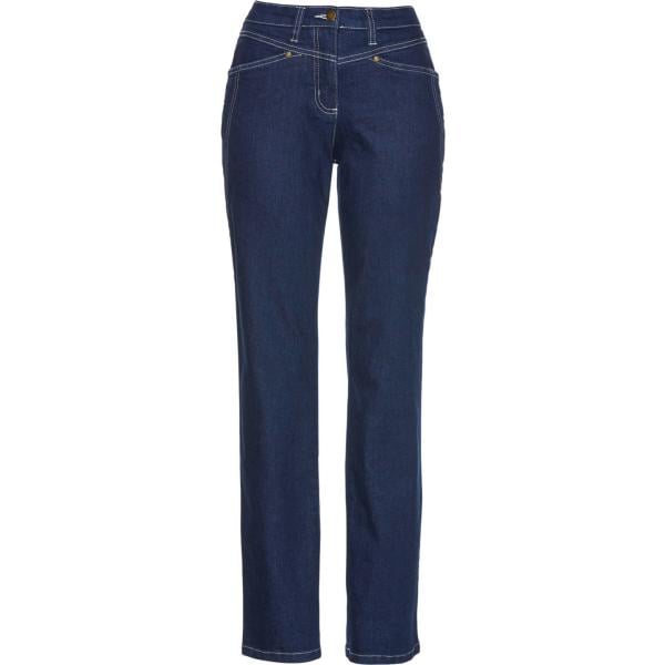 jeans dritti bonprix blu