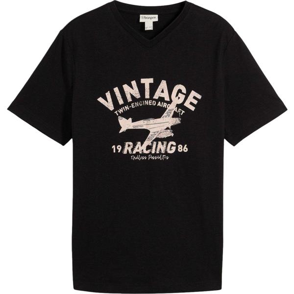 t-shirt bonprix nero