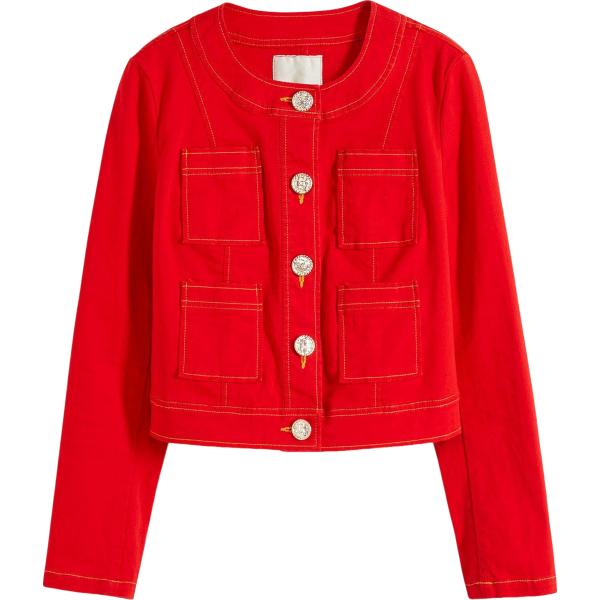 blazer bonprix rosso