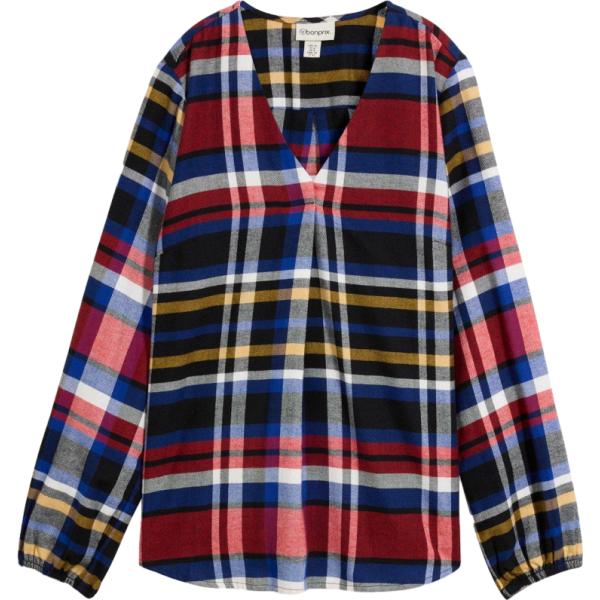 Tunica da donna in nero pece in cotone organico bonprix
