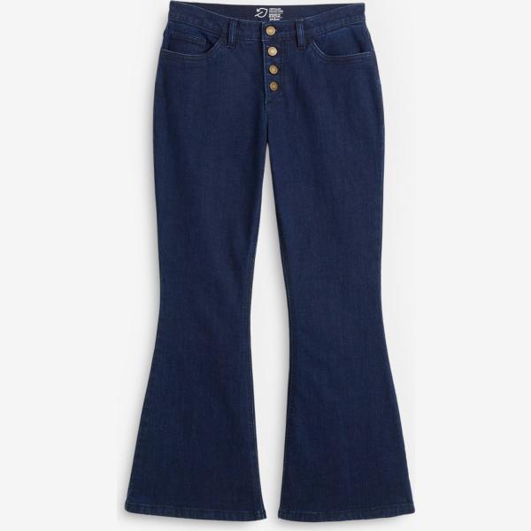 jeans a zampa bonprix blu