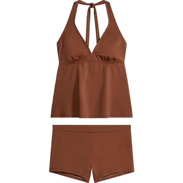 Costume intero da donna in marrone scuro bonprix