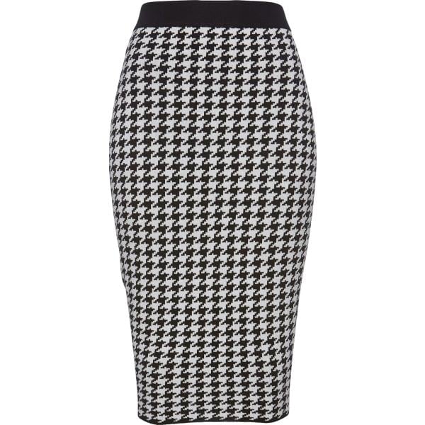 gonne bonprix multicolore pied de poule